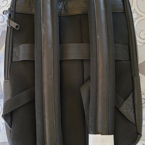 NWT eBags Professional Slim Jr Blk Lthr Backpack - Picture 5 of 12